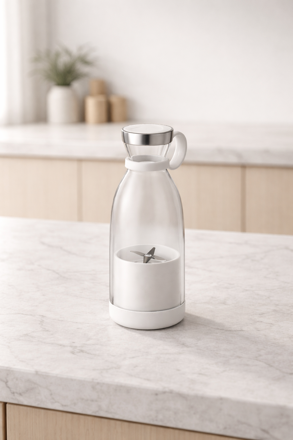 Transportabel mini-blender